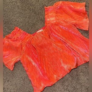 Queen of sparkles orange top